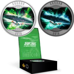 STAR TREK(TM) : THE NEXT GENERATION -  U.S.S. ENTERPRISE NCC-1701-D -  2018 CANADIAN COINS 01