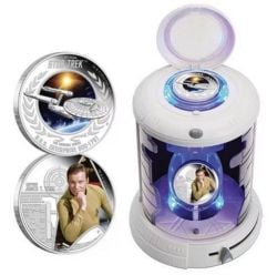 STAR TREK(TM) -  THE ORIGINAL SERIES(TM) - CAPTAIN JAMES T. KIRK & U.S.S. ENTERPRISE NCC-1701 (2-COIN SET) -  2015 TUVALU COINS 01