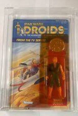 STAR WARS -  1985 KENNER STAR WARS DROIDS TV SERIES THALL JOBEN GRADED AFA 80  ! -  THE POWER OF THE FORCE