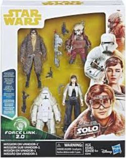 STAR WARS -  2018 STAR WARS SOLO: MISSION ON VANDOR-1 4-PACK: HAN QI'RA RANGE TROOPER WEAZEL 4 PACK -  SOLO