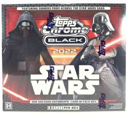 STAR WARS -  2022 TOPPS STAR WARS CHROME BLACK - HOBBY BOX