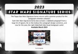 STAR WARS -  2023 TOPPS SIGNATURE SERIES HOBBY BOX