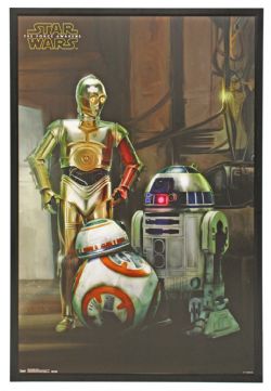 STAR WARS -  3 DROIDS LAMINATED POSTER