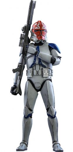 STAR WARS -  501ST BATTALION CLONE TROOPER (DELUXE) SIXTH SCALE FIGURE -  HOT TOYS