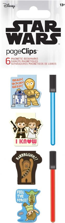 STAR WARS -  6 MAGNETIC BOOKMARKS SET -  STAR WARS