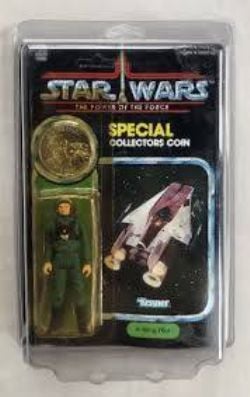 STAR WARS -  A-WING PILOT FIGURINE WITH SPECIAL COLLECTOR'S COIN (3.75