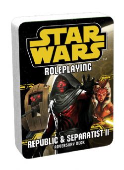STAR WARS -  ADVERSARY DECK - REPUBLIC & SEPARATIST II -  STAR WARS RPG