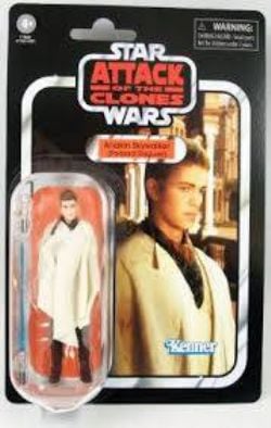 STAR WARS -  ATTACK OF THE CLONES - ANAKIN SKYWALKER (PEASANT DISGUISE) FIGURINE (3.75