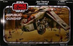 STAR WARS -  ATTACK OF THE CLONES - REPUBLIC GUNSHIP (TOYS R US EXCLUSIVE) -  THE VINTAGE COLLECTION