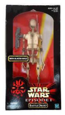 STAR WARS -  BATTLE DROID FIGURE (12 INCH) -  THE PHANTOM MENACE