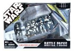 STAR WARS -  BATTLE PACKS - CLONE ATTACK ON CORUSCANT -  30TH ANNIVERSARY