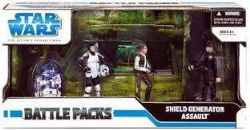 STAR WARS -  BATTLE PACKS - SHIELD GENERATOR ASSAULT FIGURINES -  THE LEGACY COLLECTION