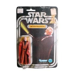 STAR WARS -  BEN OBI-WAN KENOBI  12 BACK-C STAR WARS 1977 KENNER MOSC SEALED -  STAR WARS