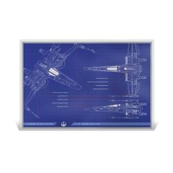 STAR WARS -  BLUEPRINTS SERIES : X-WING T-70™ -  2025 NEW ZEALAND COINS 05