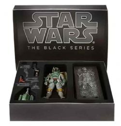 STAR WARS -  BOA FETT AND HAN SOLO IN CARBONITE ACTION FIGURE (6 INCH) -  THE BLACK SERIES