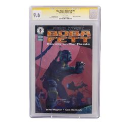 STAR WARS -  BOBA FETT #1 SIGNED BY JEREMY BULLOCH (12/95) - CGC 9.6