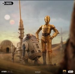 STAR WARS -  C-3P0 & R2-D2 FIGURE SCALE 1/10 -  IRON STUDIOS