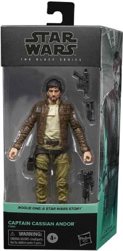 STAR WARS -  CAPTAIN CASSIAN ANDOR FIGURE (6 INCH) -  THE BLACK SERIES