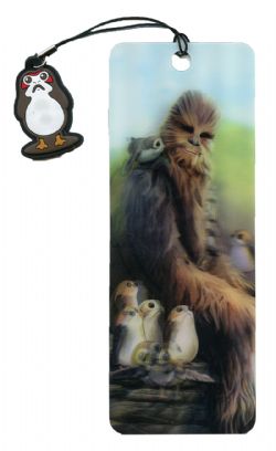 STAR WARS -  CHEWBACCA AND PORGS 3D BOOKMARK