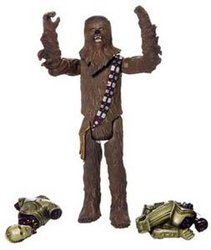 STAR WARS -  CHEWBACCA - COULD CITY CAPTURE - EPISODE 2 - 2002 (4 INCH) -  EMPIRE STRIKE BACK