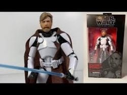 STAR WARS -  CLONE COMMANDER OBI-WAN KENOBI FIGURE (6 INCH) -  THE BLACK SERIES