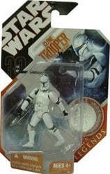 STAR WARS -  CLONE TROOPER (ATTACK OF THE CLONES) FIGURINE WITH COLLECTOR COIN -  30TH ANNIVERSARY