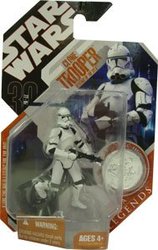 STAR WARS -  CLONE TROOPER (REVENGE OF THE SITH) FIGURINE WITH COLLECTOR COIN -  30TH ANNIVERSARY