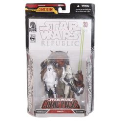 STAR WARS -  COMMANDER KELLER & GALACTIC MARINE ACTION FIGURINES (3.75