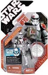 STAR WARS -  COMMANDER NEYO FIGURINE WITH COLLECTOR COIN (FAN'S CHOICE) -  30TH ANNIVERSARY