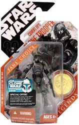 STAR WARS -  COVERT OPS CLONE TROOPER FIGURINE WITH COLLECTOR COIN (FAN'S CHOICE) -  30TH ANNIVERSARY