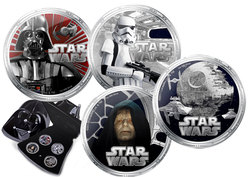 STAR WARS -  DARTH VADER SET - STAR WARS -  2011 NEW ZEALAND COINS 02