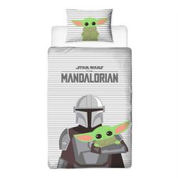 STAR WARS -  DUVET COVER WITH PILLOW CASE -  THE MANDALORIAN