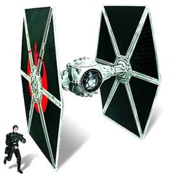 STAR WARS -  ECLIPTIC EVADER TIE FIGHTER WITH HOBBIE KLIVIAN FIGURE -  THE LEGACY COLLECTION