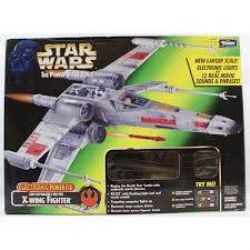 STAR WARS -  ELECTRONIC X-WING FIGHTER -  THE POWER OF THE FORCE