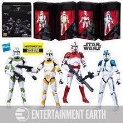 STAR WARS -  (ENTERTAINMENT EARTH EXCLUSIVE) ORDER 66 CLONES PACK FIGURE (6 INCH) -  THE BLACK SERIES