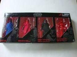 STAR WARS -  EXCLUSIV 4 PACK WITH SENATE GUARD, IMPERIAL ROYAL GUARD EMPEROR'S SHADOW GUARD ELITE PRAETORIAN GUARD  ACTION FIGURE (6 INCH) -  THE BLACK SERIES