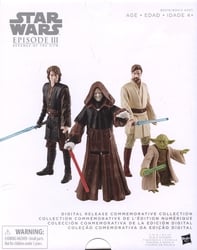 STAR WARS -  FIGURE SET - EPISODE III -  COLLECTION COMMEMORATIVE DE L'EDITION NUMERIQUE