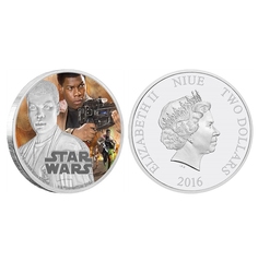 STAR WARS -  FINN - THE FORCE AWAKENS -  2016 NEW ZEALAND COINS 05