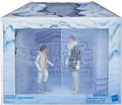 STAR WARS -  HAN SOLO AND PRINCESS LEIA ORGANA FIGURES (6 INCH) -  THE BLACK SERIES