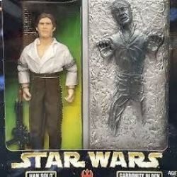 STAR WARS -  HAN SOLO & CARBONITE BLOCK 1998 STAR WARS ACTION COLLECTION 12 INCH -  ACTION COLLECTION