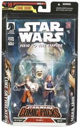 STAR WARS -  HASBRO STAR WARS EXPANDED UNIVERSE MARA JADE & LUKE SKYWALKER 3.75 IN ACTION FIGURE 10 -  30 ANNIVERSARY 10