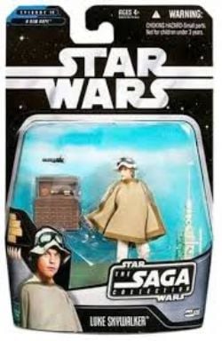 STAR WARS -  HASBRO STAR WARS THE SAGA COLLECTION #036 LUKE SKYWALKER NEW & SEALED CANADIAN CARD 036 -  THE SAGA COLLECTION 036