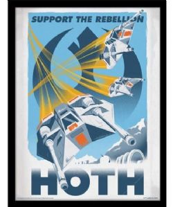STAR WARS -  HOTH: SUPPORT THE REBELLION - FRAMED PICTURE (13
