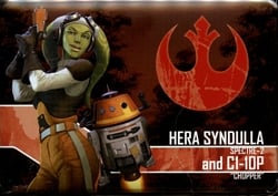 STAR WARS : IMPERIAL ASSAULT -  HERA SYNDULLA AND C1-1OP (ENGLISH)