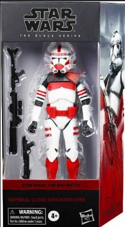 STAR WARS -  IMPERIAL CLONE SHOCK TROOPER ACTION FIGURE (6 INCH) -  THE BLACK SERIES