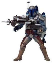 STAR WARS -  JANGO FETT - DELUXE - ELECTRONIC JETPACK - EPISODE 2 -  ATTACK OF THE CLONES