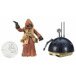 STAR WARS -  JAWA AND LIN DROID WITH COLLECTOR COINNUMBER 19 -  30 ANNIVERSARY 19