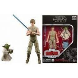 STAR WARS -  LUKE SKYWALKER AND YODA (JEDI TRAINING) FIGURES (6 INCH) -  THE BLACK SERIES