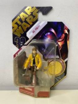STAR WARS -  LUKE SKYWALKER WITH COLLECTOR GOLD COIN -  30TH ANNIVERSARY 12
