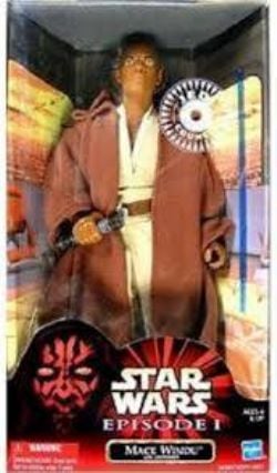 STAR WARS -  MACE WINDU FIGURE (12 INCH) -  THE PHANTOM MENACE